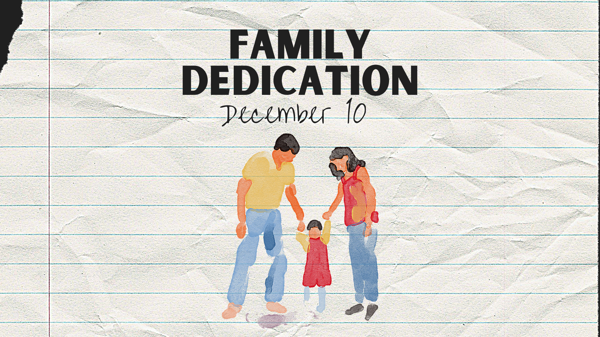 Colorful Cheerful Family Illustration Album Cover (Presentation)