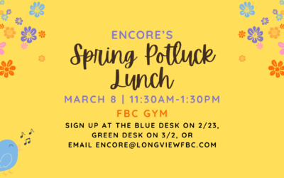 Encore Spring Potluck Lunch