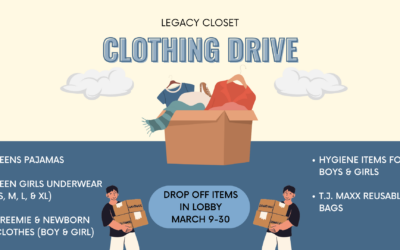 Legacy Closet Donation Drive