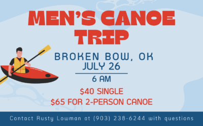 Men’s Canoe Trip