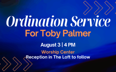 Ordination Service for Toby Palmer