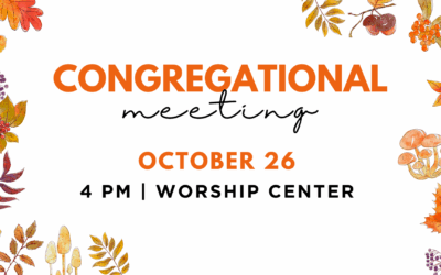 Congregational Meeting | October 26