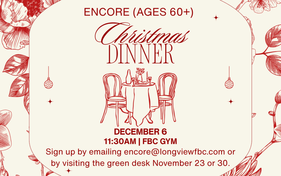Encore Christmas Dinner