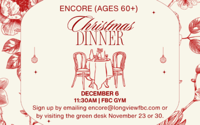 Encore Christmas Dinner