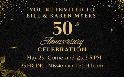 Bill & Karen Myers’ 50th Wedding Anniversary Open House