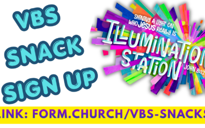 VBS Snack Supply Donations