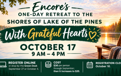 Sign Up for the Encore Fall Retreat!