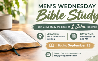 Men’s Fall BIBLE STUDY